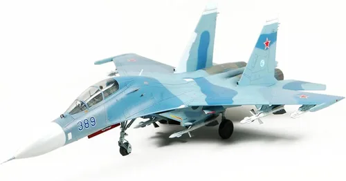 Fighter 3D Puzzles Kits de modelos de plástico, escala 1/48 ruso Su-27UB Flanker C Trainer modelo de avión modelo, juguetes para adultos y regalo,