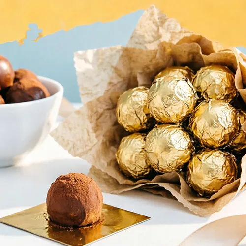 Miniatura 8 de Wowagoga Envoltorios de papel de aluminio para dulces, 6 x 6 pulgadas, papel de aluminio dorado, envoltorios de chocolate para dulces caseros
