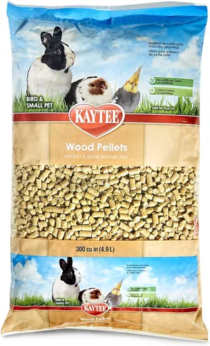 Miniatura 4 de Kaytee Pellets de Madera Arena para Pájaros Mascotas y Animales Pequeños para Hurones, Cobayas, Ratas, Chinchillas, Hámsters, Jerbos, Conejos
