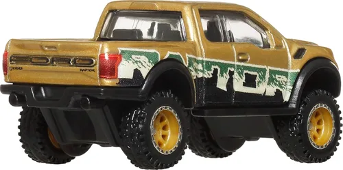 Miniatura 5 de Hot Wheels Premium Car Culture Off Road 1:64 Escala fundida a presión 2017 Ford F-150 Raptor Vehículo con neumáticos reales Riders y cuerpo