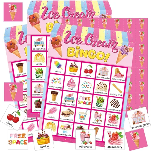 Miniatura 9 de Shappy 35 tarjetas de juego de bingo para acampar con 24 jugadores, juegos de aventura y fiesta, bosque, selva, tarjetas de bingo para actividades