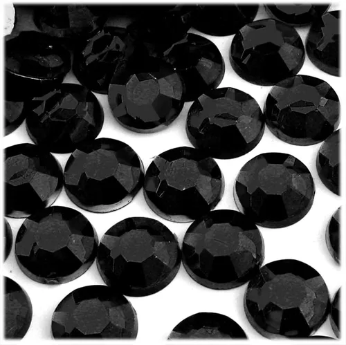Miniatura 19 de The Crafts Outlet 144 diamantes de imitación redondos de 0.630 in - parte trasera plana rojo rubí rojo