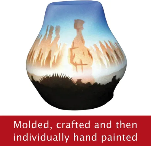 Miniatura 3 de Authentic Cedar Mesa Pottery - Indian Hand Painted Bryce Canyon Mini Pot