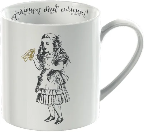 Miniatura 10 de V&A Juego de 2 tazas de Alicia en el país de las maravillas en caja de regalo, rey y reina de corazones, porcelana fina, 11.8 fl oz, juego de 2