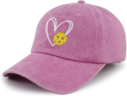 Miniatura 2 de Gorra de béisbol de pickleball para hombres y mujeres, divertida gorra de algodón bordada ajustable para deportes al aire libre