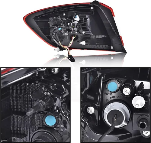 Miniatura 8 de G-PLUS Luz Trasera Compatible con Faro Trasero de Freno para Chevy Cruze LS LT LTZ Premier Sedán de 4 Puertas 2016-2019 con Bombillas y Arnés