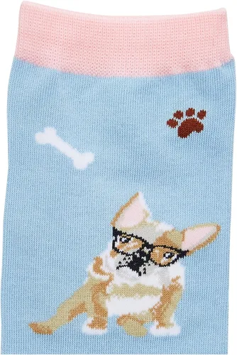 Miniatura 3 de K. Bell Socks Calcetines casuales para mujer para amantes de los perros