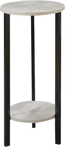 Miniatura 14 de Convenience Concepts Graystone - Soporte para plantas de 2 niveles de alto de 31 pulgadas, soporte industrial para plantas, jarrones y antigüedades