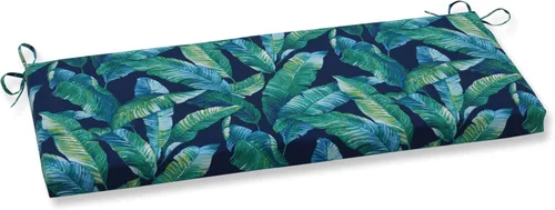 Miniatura 17 de Pillow Perfect Tropic - Cojín floral para sofá de interior/exterior con lazos, resistente a la intemperie y a la decoloración, 18 x 45 pulgadas