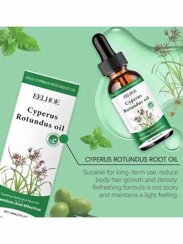 Miniatura 3 de Generic Aceite de Cyperus Rotundus, aceite de depilación natural para todo tipo de piel, 2.0 fl oz (1)