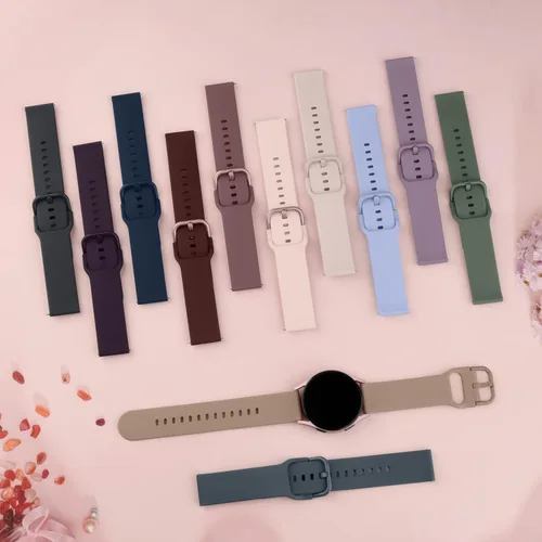 Miniatura 7 de Meliya Paquete de 4 correas de reloj, 0.78 pulgadas, 0.86 pulgadas, correa de repuesto de silicona suave de liberación rápida para mujeres y hombres