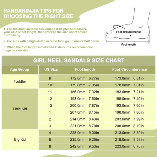 Miniatura 6 de PANDANINJIA Lilly Zapatos de vestir para niñas con tacón y correa en T, puntera abierta, lazo para niños pequeños y grandes, zapatos para niñas