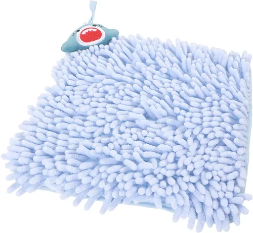 Toalla de mano colgante de felpilla gruesa con absorción de agua de secado rápido, transpirable, suave, para baño y cocina, para ahorrar espacio,