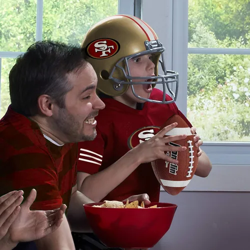 Miniatura 7 de Franklin Sports - Conjuntos de casco y camiseta para niños de la NFL - Conjuntos de uniforme de equipo juvenil de la NFL - Juego de disfraz - Casco