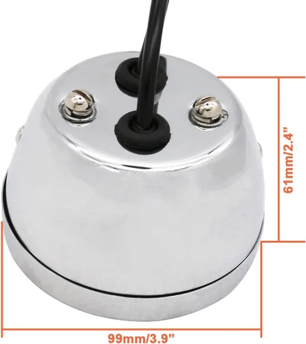 Miniatura 6 de 2 luces traseras LED vintage Duolamp de 12 V, indicador de parada trasera con luz de funcionamiento, intermitentes, lámpara de matrícula, lente