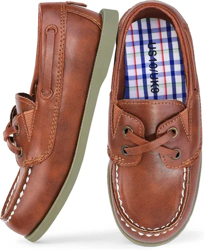 HOMEHOT Zapatos de vestir para niños zapatos casuales para la escuela mocasines para niños niños pequeñosniños grandes