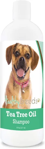 Miniatura 185 de Healthy Breeds Doberman Pinscher Champú de aceite de árbol de té, formulado para piel seca e irritada, reduce la caspa, aroma a gaulteria, 8 onzas