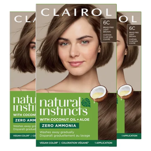 Miniatura 49 de Clairol Natural Instincts - Tinte semipermanente para el cabello, color negro azul 2BB, paquete de 1 unidad 2BB Azul Negro