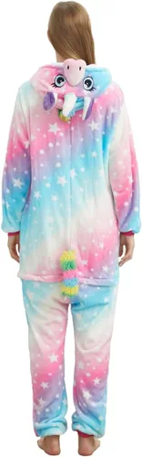 Miniatura 4 de NewCute Pijama unisex de una pieza de unicornio para adultos, disfraz de Halloween