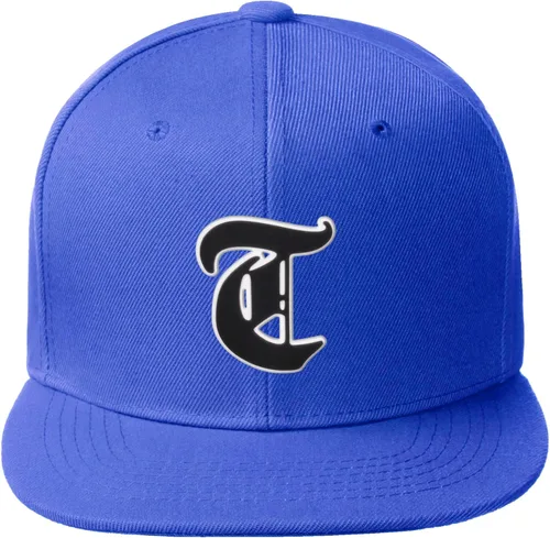 Miniatura 1731 de Daxton Gorra clásica con visera de billete plano con letras del alfabeto inglés antiguo de la A a la Z