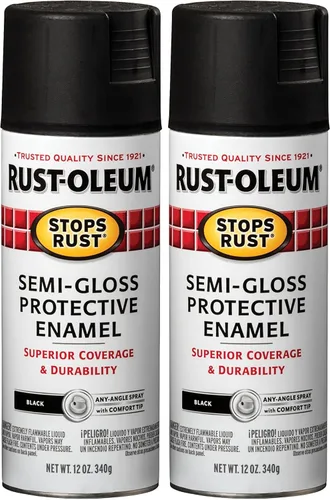 Miniatura 116 de Rust-Oleum 285092 - Pintura en aerosol para prevención del óxido, 12 onzas, transparente satinado Satinado claro