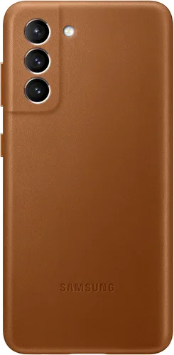 Miniatura 6 de Samsung Funda para Galaxy S21, contraportada de cuero - Negro (versión de EE. UU.)