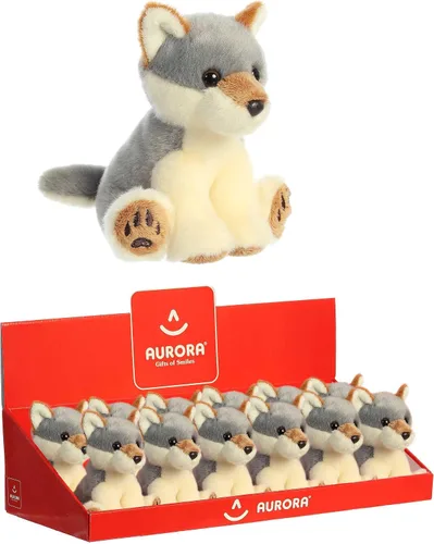 Miniatura 6 de Aurora - Lil Monty Moose Lil Wiley Wolf - 5" Lil Wiley Wolf, gris, modelo: 03514