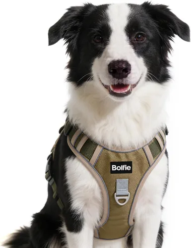 Miniatura 11 de Arnés para perro pequeño, arnés reflectante resistente táctico sin tirones y collar - seguro, sin estrangulamiento, chaleco para mascotas fácil