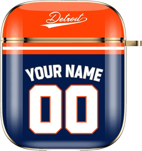Miniatura 16 de Funda de béisbol personalizada con nombre y número para Apple AirPods de 2ª y 1ª generación, Arizona personalizada para fanáticos de los deportes