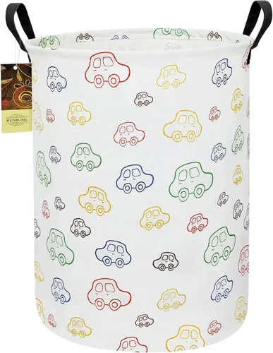 Miniatura 26 de Cesta de Ropa Sucia, Cesta de Almacenamiento de Tela de Lona Grande y Ligera, Organizador de Juguetes, Plegable, Impermeable para Dormitorios