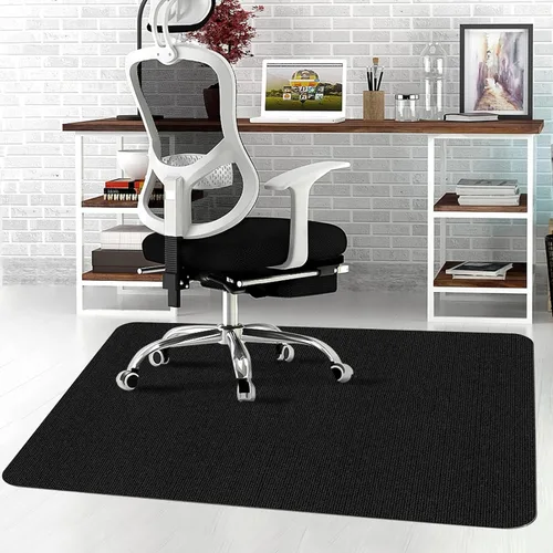 Tapete para silla de oficina para madera dura y azulejos, 47 x 35 pulgadas, tapete rodante para silla de escritorio, computadora, tapete protector