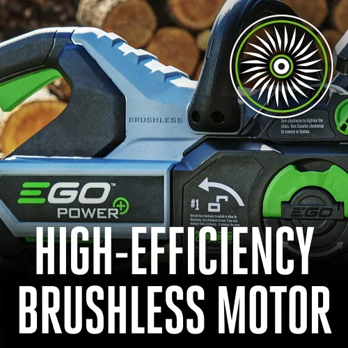 Miniatura 7 de Motosierra EGO POWER+, motosierra de 16” alimentada por batería, eléctrica inalámbrica, incluye batería de 56V 4.0Ah y cargador – CS1613