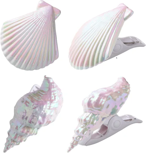 Miniatura 9 de Clips de toalla de playa para sillas de playa, sillas de descanso, estantes de secado, alfileres decorativos a prueba de viento (4 piezas)