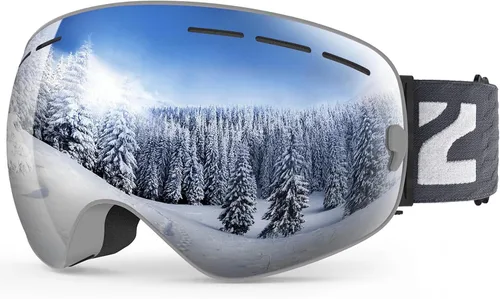 Miniatura 16 de ZIONOR X - Gafas de esquí - Gafas de snowboard con lente desmontable OTG para hombres, mujeres y adultos