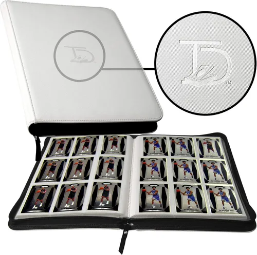 TopDeck carpeta con ranuras para 500 tarjetas, álbum para tarjetas de colección intercambiables, 9 tarjetas por página, con carga lateral, carpeta