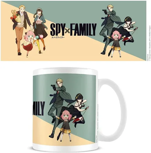 Miniatura 2 de Pyramid International Spy X Family Mug (Cool vs Family Design) Taza de café de cerámica de 11 onzas, tazas y tazas de café para hombres, tazas