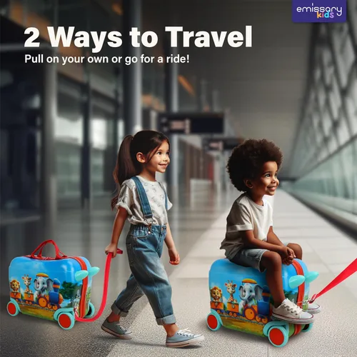Miniatura 6 de Emissary Equipaje de paseo con ruedas para niños y niñas, Varios colores, Estilo B