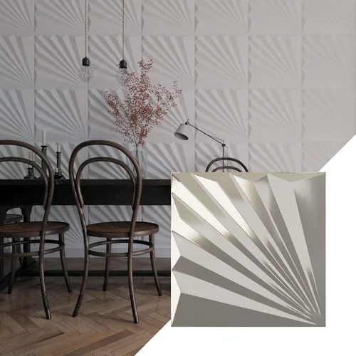 Miniatura 35 de Ekena Millwork WP20X20AAWH 19 5/8 pulgadas de ancho x 19 5/8 pulgadas de alto Aire EnduraWall Decorativo 3D Panel de Pared Cubre 2.67 pies cuadrados
