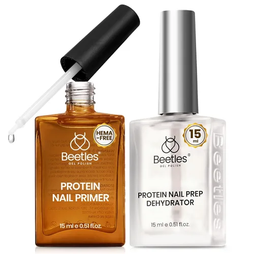 Miniatura 19 de Beetles 3 piezas de 15 ml de esmalte de uñas en gel, capa superior, base y juego de eliminación líquida de látex, sin necesidad de limpiar, capa