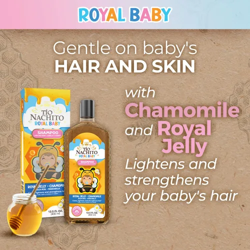 Miniatura 3 de Tio Nacho Paquete de cuidado del cabello familiar: Royal Baby Hair and Body Shampoo, champú mexicano de hierbas, champú antipérdida de cabello