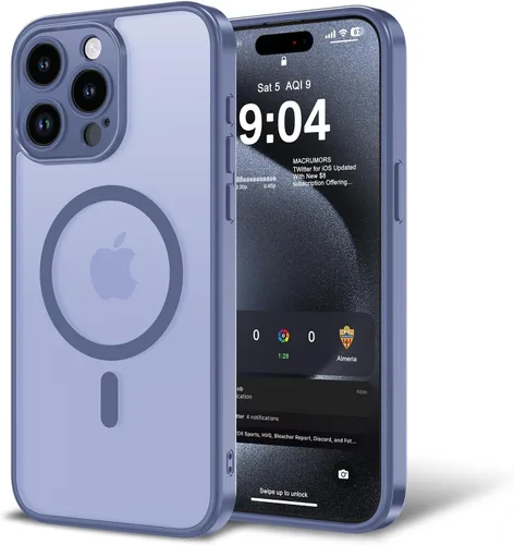 Miniatura 47 de Funda para iPhone 11 con protector de pantalla, compatible con MagSafe, ultra delgada, translúcida, mate, a prueba de golpes, color negro