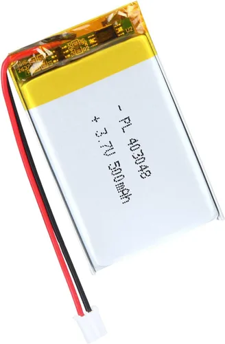 Miniatura 31 de 652030 Batería Lipo de 3.7V 350mAh 652030 Cargable Paquete de Batería de Polímero de Litio con Conector JST PH2.0mm para Dispositivo Electrónico
