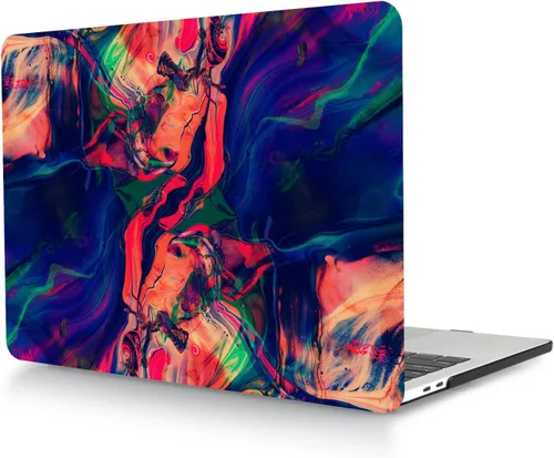 Miniatura 18 de Funda rígida compatible con MacBook Air de 13 pulgadas 2017 2016 2015 2014 2013 2012 2011 2010 modelo A1466 A1369, impresión a color, carcasa rígida