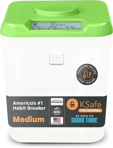 Miniatura 19 de Kitchen Safe: El Recipiente con Bloqueo por Tiempo, Cárcel para Celular, Caja de Bloqueo para Medicamentos, Rompe Malos Hábitos, Deja de Fumar, Deja