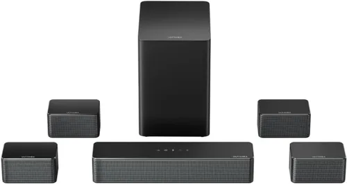 ULTIMEA Barra de sonido de 7.1 canales con subwoofer inalámbrico, sistema de sonido envolvente virtual para TV, control de aplicaciones, potencia