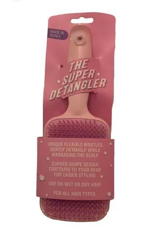 Miniatura 5 de The Super Detangler cepillo de pelo de Swissco (bloque de color negro y blanco)