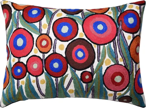 Miniatura 16 de Funda de almohada lumbar Klimt Pájaros verdes Árbol de la vida Floral moderno Almohadas para exteriores Cojín de silla de mediados