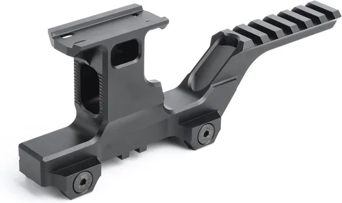 Grupo Táctico Tipo HY Montura de Punto Rojo Montura Elevadiza Adaptador Láser Montaje Base de Riel Picatinny Montura de Alcance Elevadiza para (4BK)