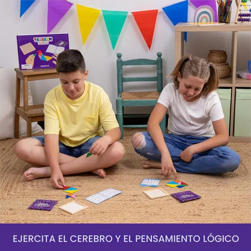 Miniatura 8 de BONNYCO Tangram Puzzle Paquete de Madera de 30 Recuerdos de Fiesta para Niños. Rellenos de Bolsas de Dulces para Niños de 3-5, 4-8, Regalos