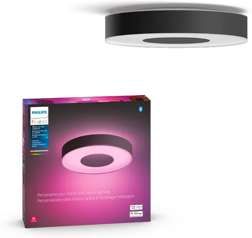 Miniatura 10 de Philips Hue Infuse - Lámpara de techo mediana, color blanco, luz LED inteligente que cambia de color, color blanco, 1 paquete, control
